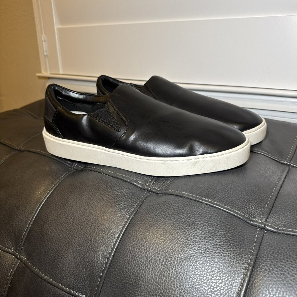 Thousand Fell Men’s 11.5 Low Top Lace Up Sneakers Black/White - Picture 3 of 9